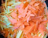 Hình bước làm 14 của món Vào bếp cùng con: gỏi đu đủ Thái không tôm, không cay