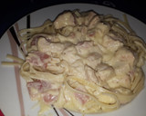 Foto del paso 6 de la receta: Tallarines con pollo "carbonara" a mi manera