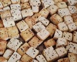 Foto del paso 3 de la receta: Tofu a la albahaca 🌱 Ensalada inspirada en Caprese pero vegan 🌱 Tofu, tomates cherry, albahaca y AO