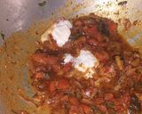 A picture of step 9 of Palak tomato curry with cream.