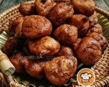 Gambar langkah 4 resipi Cekodok Pisang.
