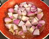 A picture of step 4 of Hyderabadi Paneer Masala.