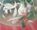 Foto langkah ke 5 dari resep Cah sawi jamur.