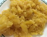 Hình bước làm 1 của món Mứt khoai tây vo viên