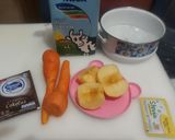 Foto langkah ke 1 dari resep Jus wortel mix apel susu.