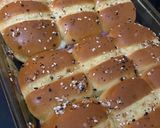 A picture of step 2 of French dip sliders.