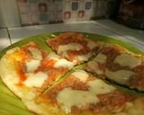 Foto langkah ke 7 dari resep Pizza teflon simple.