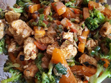 Ensalada de pollo y verduras