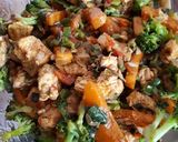 Foto del paso 7 de la receta: Ensalada de pollo y verduras