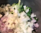 A picture of step 1 of Gizzards and potato stew.