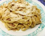 Foto del paso 7 de la receta: Tallarines con salsa carbonara