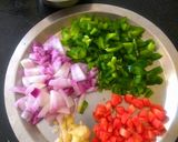 A picture of step 1 of Maxican Rice.