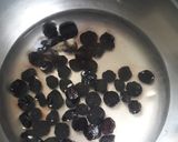 A picture of step 1 of Blueberry jam Ice cream burfi.