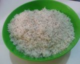 A picture of step 1 of Coconut rice# my unique rice recipe contest#.