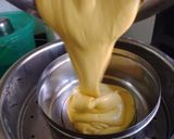 A picture of step 4 of Khaman Dhokla.