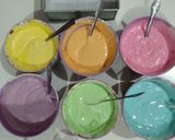 Foto langkah ke 4 dari resep Rainbow Cake Ny. Liem Super Lembut.