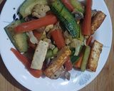 A picture of step 4 of Stir fry veggies.