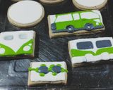 Foto del paso 5 de la receta: Feliz 🌸!! Camioneta hippie y galletitas de primavera 🌸🌼🌼🌸