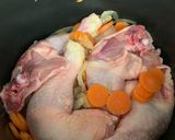 Une image de l'étape 1 de ☆Mijoté de Poulet au Lait de Coco, Chorizo et Légumes de Printemps☆.