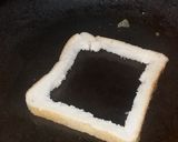 A picture of step 2 of Cheese And Egg toast.