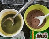 Foto langkah ke 1 dari resep Dessert Box Roti Tawar Matcha.