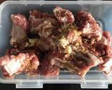 A picture of step 1 of Beef Ribs Stew with Kimchi & Potatoes.