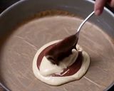 A picture of step 7 of Zebra Cake.