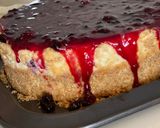 صورة لخطوة 5 من وصفة تشيز كيك البلوبيري Blueberry Cheesecake