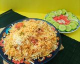 A picture of step 9 of Vegetable Biryani.