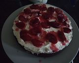A picture of step 7 of Black Forest Cake.