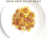 Foto langkah ke 6 dari resep Orak Arik Telur Sosis.