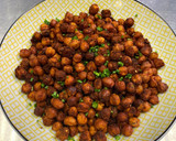 Foto del paso 3 de la receta: Garbanzos crujientes con sésamo o con curry
