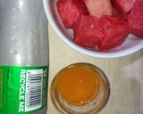 Foto langkah ke 1 dari resep Orange Watermelon Punch.