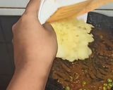 A picture of step 7 of Punjabi samosa | #weekbrown #rainbowchallange.