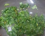 A picture of step 2 of Methi Matar Malai in White Gravy.