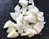 A picture of step 2 of Hungarian Celery Soup.