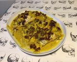Une image de l'étape 10 de Filets de cabillaud aux épices, crème de curcuma et tomates séchées.