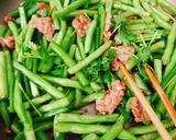 Hình bước làm 3 của món Đậu tây xào thịt bằm