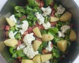 A picture of step 3 of Crispy Veg.