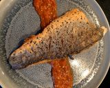 A picture of step 5 of Pan fried sea-bass with spicy nam pla prik dipping sauce.