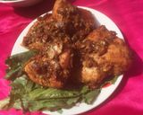 A picture of step 6 of Honey grilled chicken.