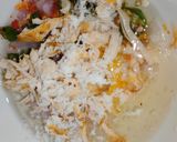 A picture of step 3 of Chicken Cheese Omelette.