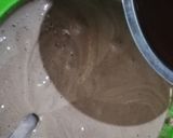 Foto langkah ke 4 dari resep Brownies Kukus Ny. Liem (versi letter cake).