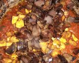 A picture of step 4 of White rice and gizdodo sauce.