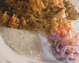 A picture of step 11 of Chicken yakhni pulao 🍚.
