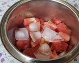 A picture of step 3 of Watermelon smoothie.