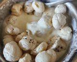 A picture of step 3 of Makhana Raita In Cucumber Boat - Vrat Raita.