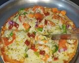 होम मेड पिज़्ज़ा(homemade pizza recipe in hindi) रेसिपी चरण 3 फोटो