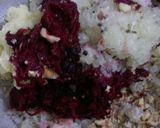 A picture of step 8 of Coconut Beetroot Burfi.