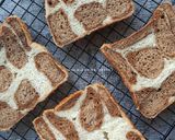 Foto langkah ke 10 dari resep Roti Tawar Belang-belang (Tanpa Telur, Empuk!).